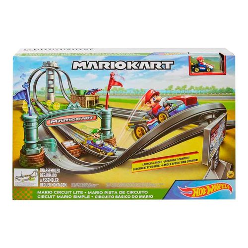 Armable Hot Wheels pista circuito largo ghk15