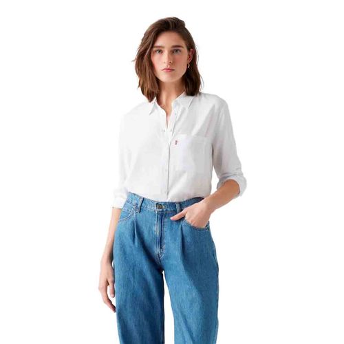 Blusa camisera Levis Misses para dama blanco a8745-0002