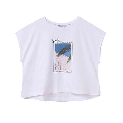 Blusa Mayoral para jovencita blanco 6026