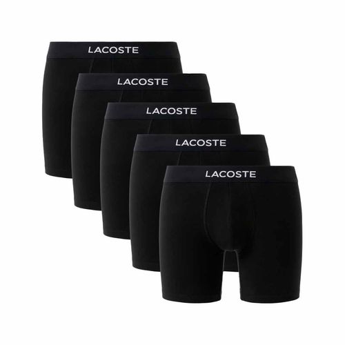Set de bóxer Lacoste para caballero negro 6h1301_031