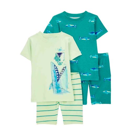 Set de pijama Carters verde para bebé 1s388910