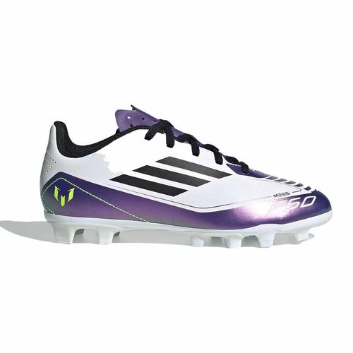 Zapato de fútbol Adidas blanco para joven IE9088