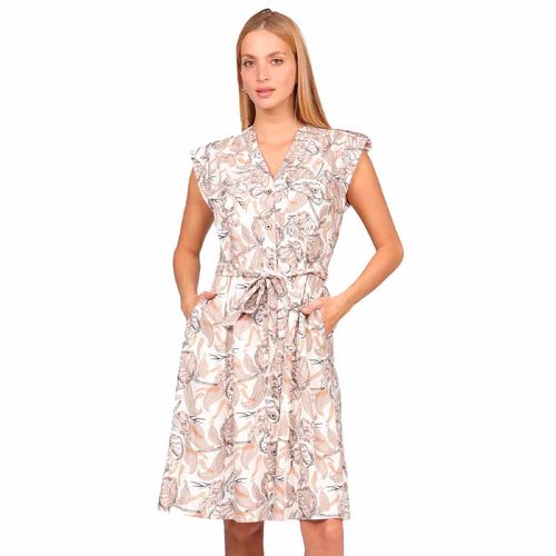 Vestido Duplan café para dama 51825