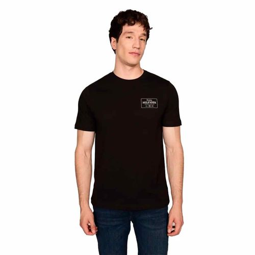 Playera Tommy Hilfiger negro para caballero mw0mw37454-bds