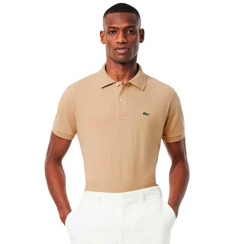 Playera tipo polo Lacoste café para caballero ph9851-02s