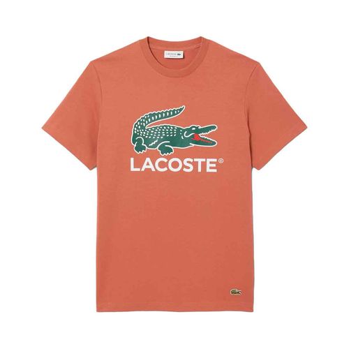 Playera tipo polo Lacoste café para caballero th1285-i1k