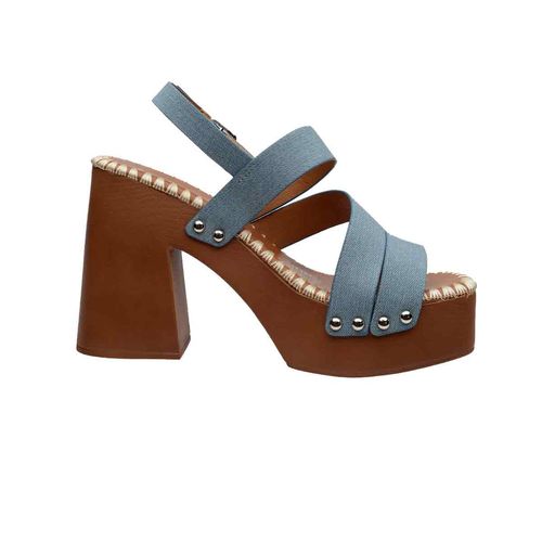 Sandalia casual EFE mezclilla para dama 143904