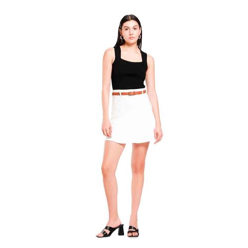 Falda Lob blanco para dama dfni0203
