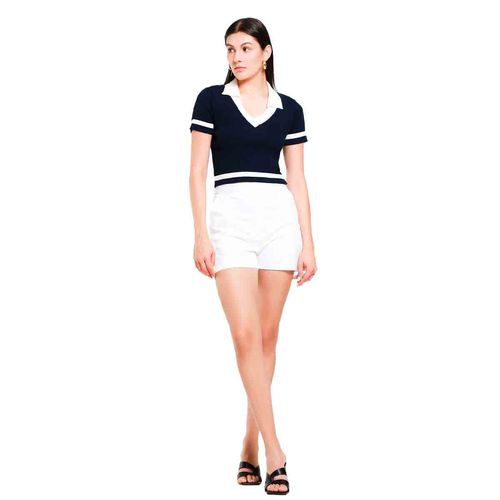 Short Lob blanco para dama dssl0146