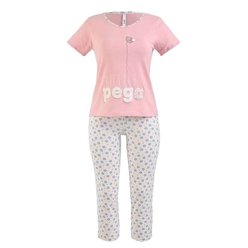 Pijama Sho Shi rosa para dama 2401s