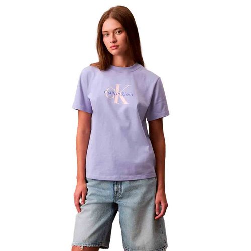 Playera Calvin Klein lila para dama 47B865G-541