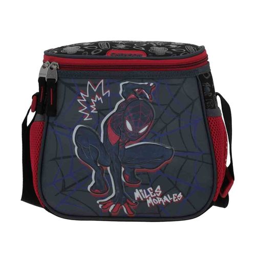 Lonchera termica Chenson spiderman para niño negro mm70292-3