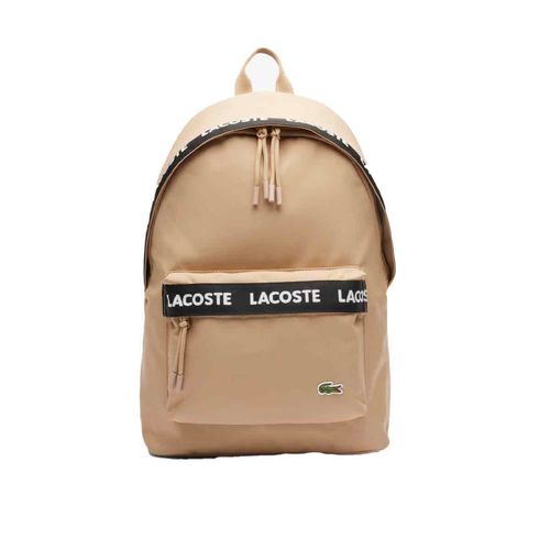 Mochila Lacoste para caballero café nu4685nz-q94