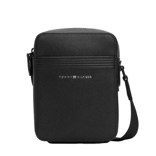 Mariconera Tommy Hilfiger para caballero negro am0am13215-bds