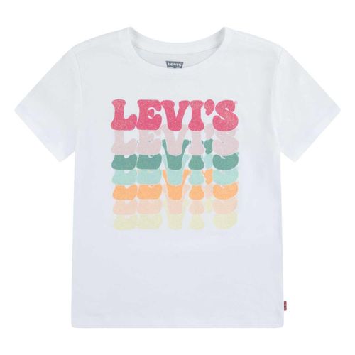 Playera Levis blanco para niña 31K859