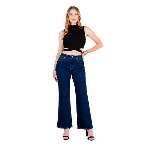 Pantalón de mezclilla Diamante azul para dama CD-STT-CD446