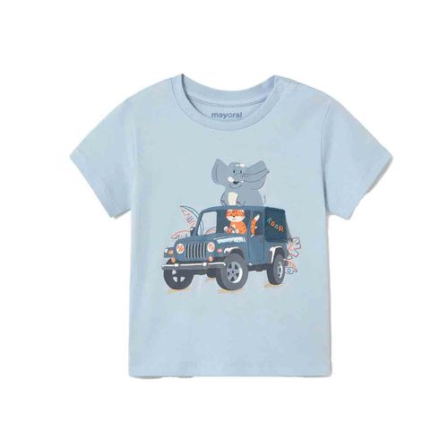 Playera Mayoral azul para bebé 1053