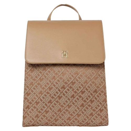 Bolso backpack Tommy Hilfiger para dama beige aw0aw16913-rbc