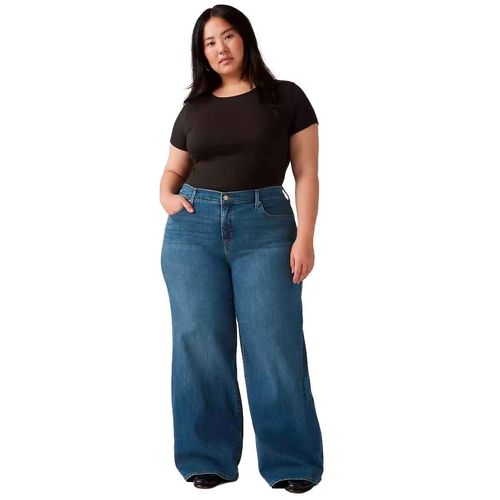 Pantalón de mezclilla Levis Plus azul para dama 0033F-0000