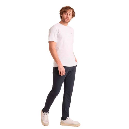 Playera Porto Blanco blanco para caballero TBASIC-60