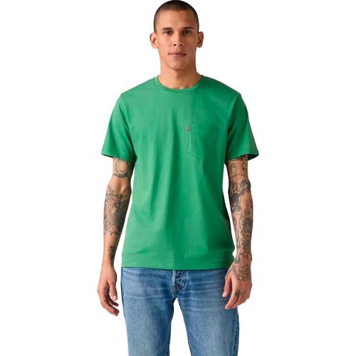 Playera Levis verde para caballero 19342-0437