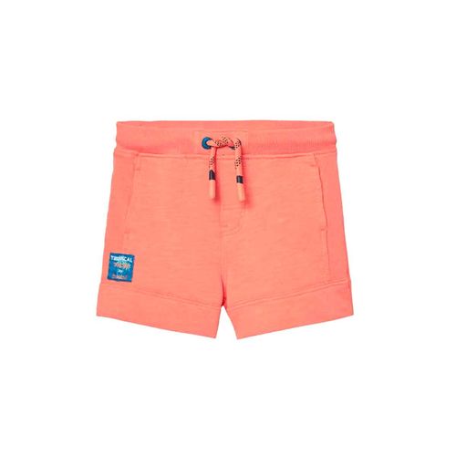 Bermuda Boboli naranja para niño 321107