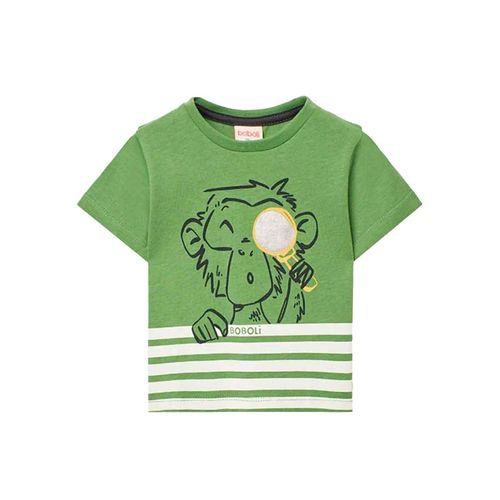 Playera Boboli verde para niño 391014