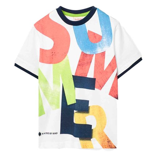 Playera Boboli blanco para niño 531188