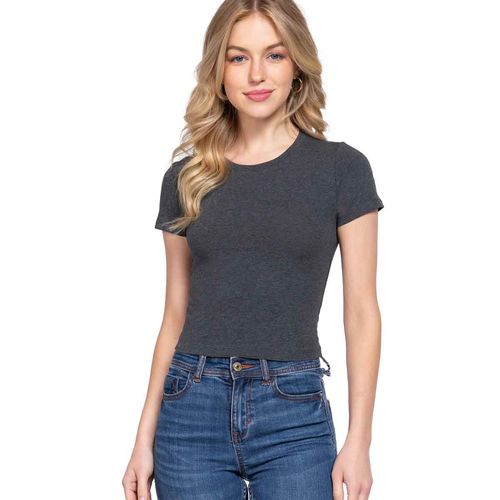 Blusa Active Usa gris para dama T12362