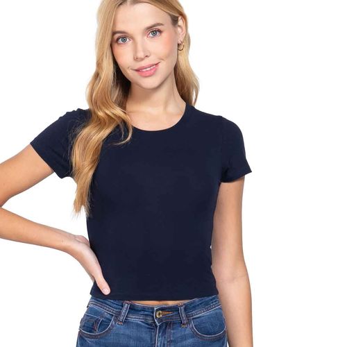 Blusa Active Usa azul para dama T12362