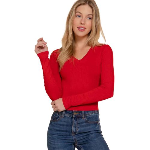 Blusa Active Usa rojo para dama T12591