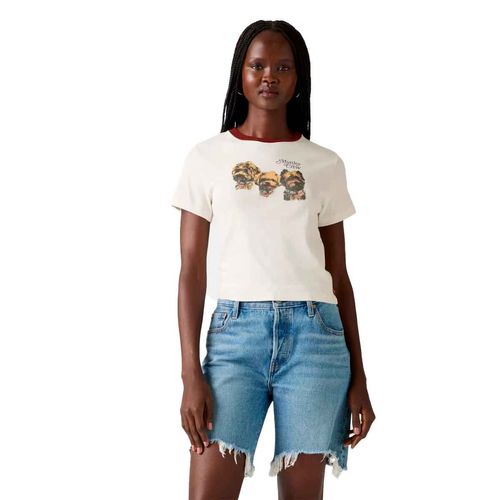 Playera Levi's beige para dama A8798-0071