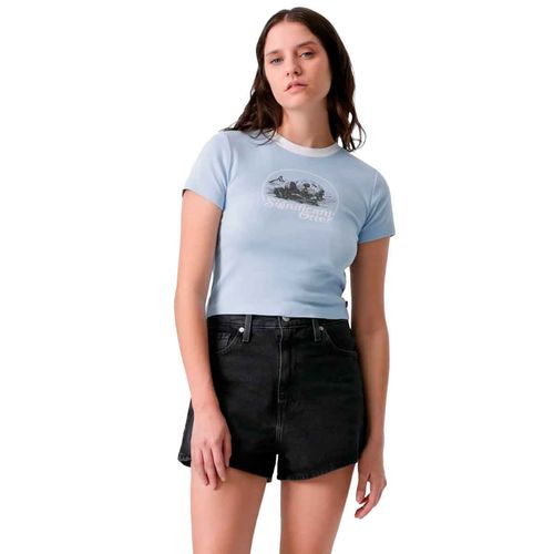 Playera Levis azul para dama A8798-0072