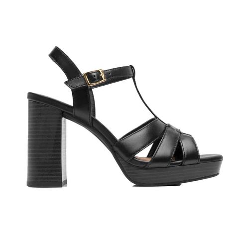 Sandalia casual Flexi negro para dama 134401