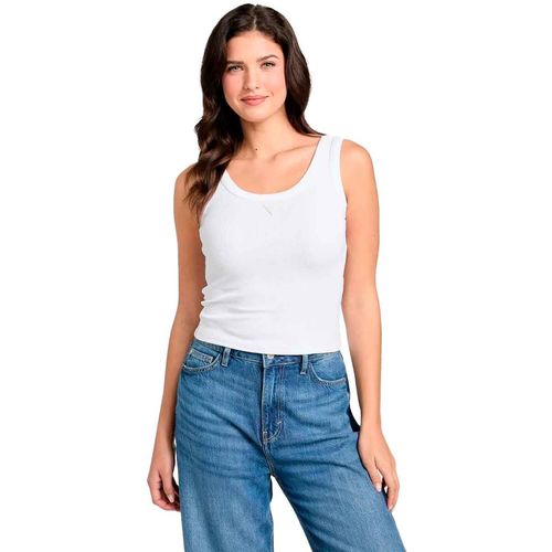 Playera Guess blanco para dama W5YP54KA0H1