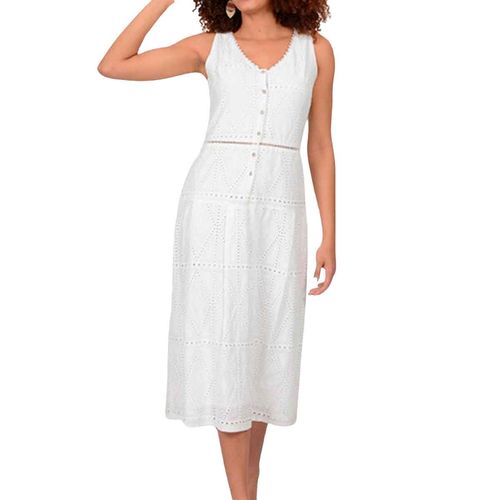 Vestido Lo'Fassi blanco para dama 9552