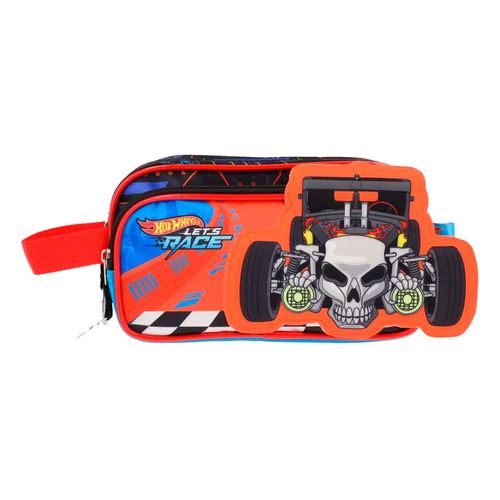 Cartuchera Hot Wheels azul para niño HLR005-PC059A