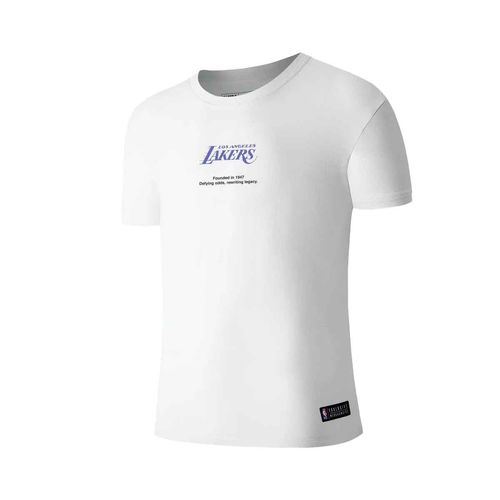 Playera deportiva Fexpro blanco para caballero NBATS525115WH1
