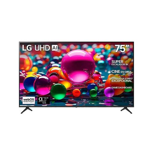 Pantalla Lg 75p negro 75ua7500psa