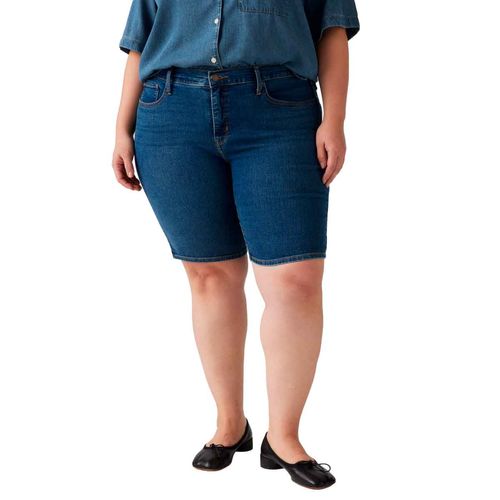 Bermuda Levis Plus azul para dama 001VF-0002