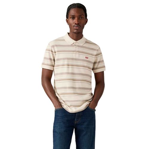 Playera tipo polo Levis beige para caballero 35883-0293