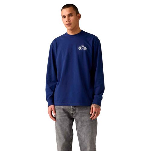 Playera Levis azul para caballero A6145-0087