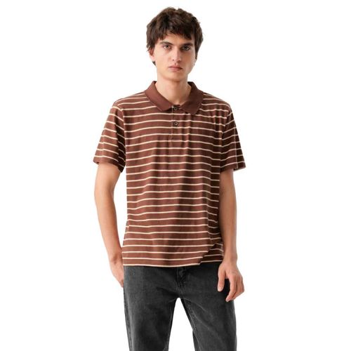Playera tipo polo Levis café para caballero 003O8-0001