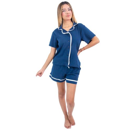 Pijama Twins marino para dama JMSA002