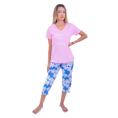 Pijama Twins rosa para dama TJMC0235