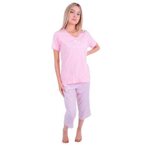 Pijama Twins rosa para dama TJMC0231