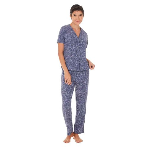 Pijama Tops And Bottoms marino para dama 20361