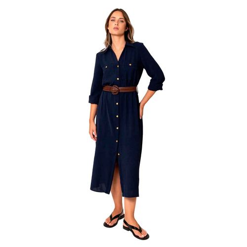 Vestido Emarola and Co azul para dama 73107