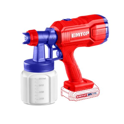 Pistola pulverizadora Emtop 20 v elsg2003