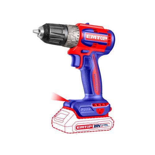 Taladro inalámbrico Emtop 20 v ulcdl200528
